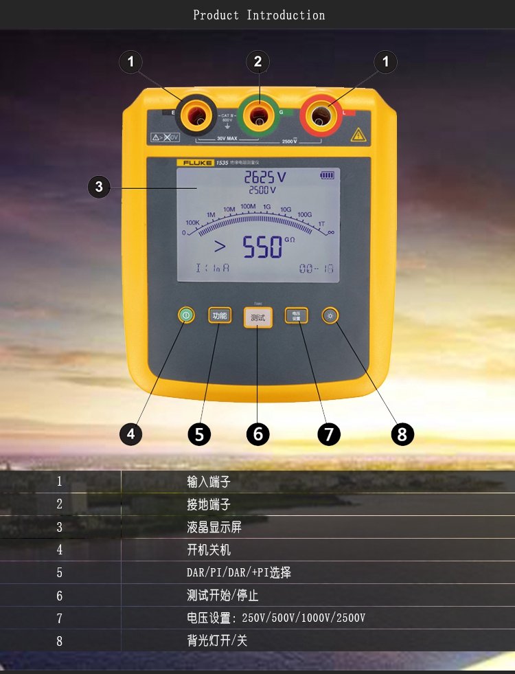 福禄克 FLUKE F1535 高压绝缘电阻测试仪数字兆欧表 电子摇表数显检测-9.jpg